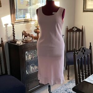 Elegant Pink Sleeveless Wedding Dress